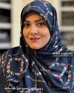 روسری نخی سیااسکارف جین تیره میس لاکچری