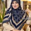 روسری نخی سیااسکارف سورمه ای میس لاکچری