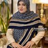 روسری نخی سیااسکارف سورمه ای میس لاکچری