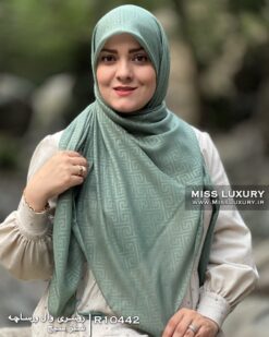 روسری وال ورساچه سبز سیج میس لاکچری