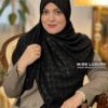 روسری الیزه گوچی مشکی میس لاکچری
