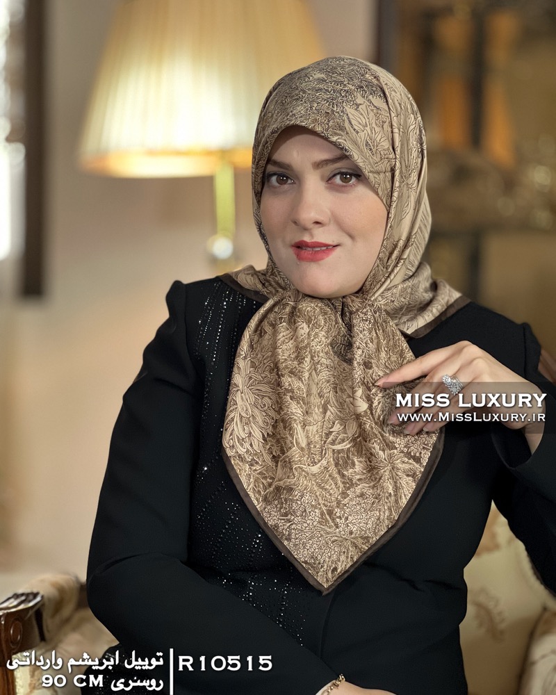 روسری توییل ابریشم وارداتی میس لاکچری