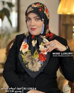 روسری توییل ابریشم وارداتی میس لاکچری