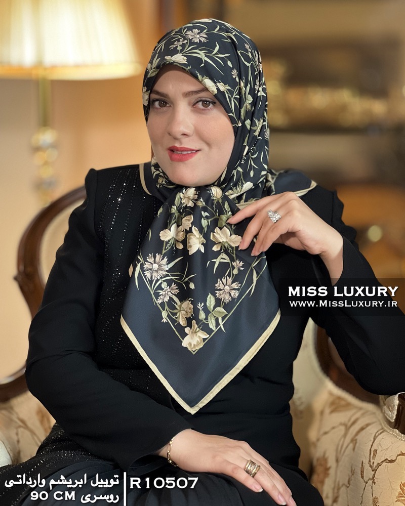 روسری توییل ابریشم وارداتی میس لاکچری