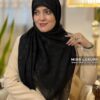 روسری نخ وال اعلا مشکی میس لاکچری