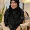روسری نخ وال اعلا مشکی میس لاکچری