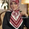 روسری توییل زرشکی میس لاکچری