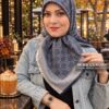 روسری موهر وارداتی سورمه ای میس لاکچری