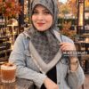 روسری موهر وارداتی طوسی میس لاکچری
