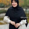 روسری کشمیر 140 مشکی دیور میس لاکچری