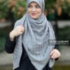 روسری کشمیر LV وارداتی طوسی میس لاکچری
