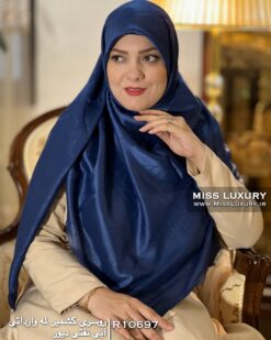 روسری کشمیر لمه وارداتی آبی نفتی دیور میس لاکچری