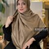 روسری کشمیر لمه وارداتی طلایی شنل میس لاکچری