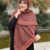 روسری کشمیر وارداتی آجری میس لاکچری