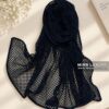 شال مخمل دور گان سورمه ای میس لاکچری